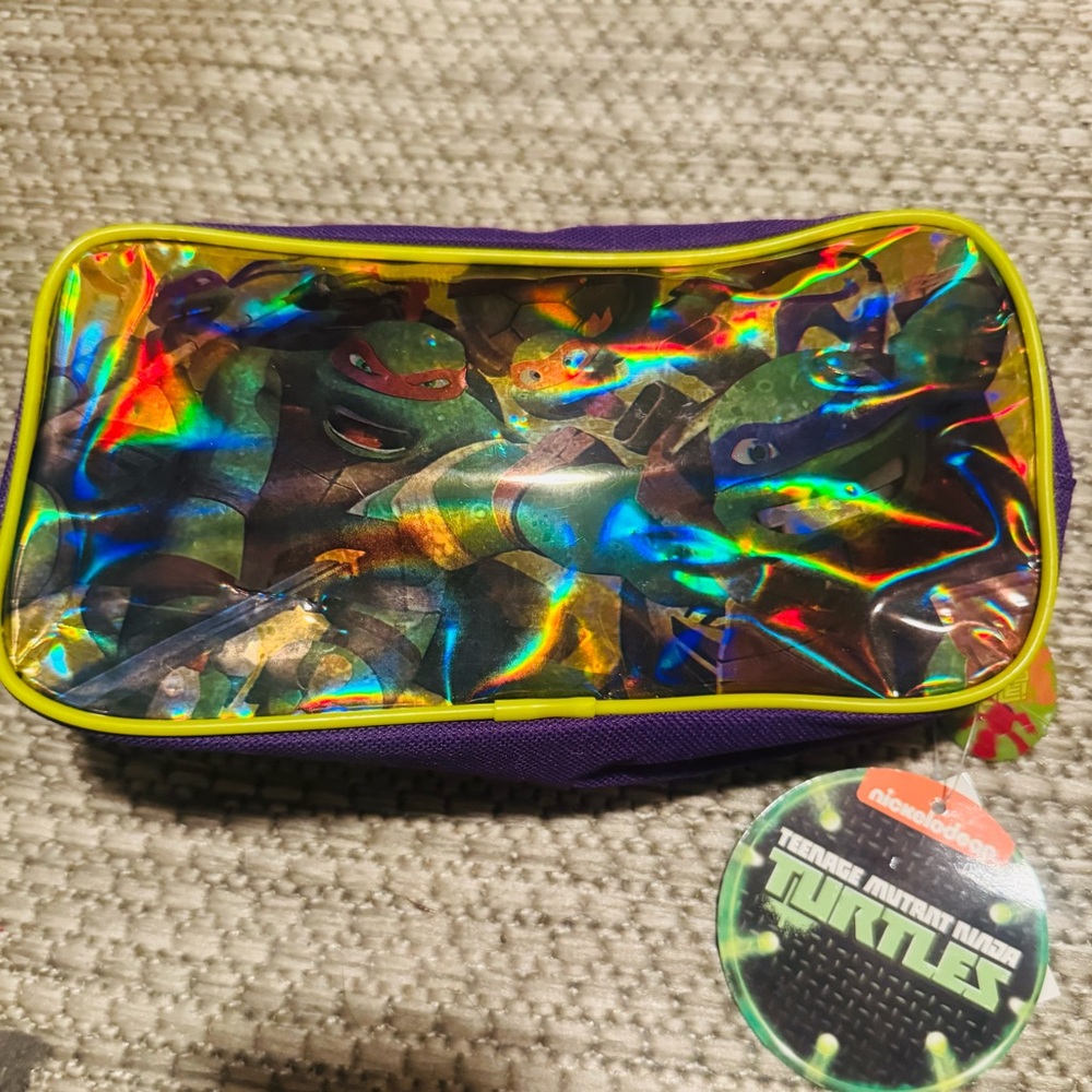 Teenage Mutant Ninja Turtles Kids Pencil Case - Purple